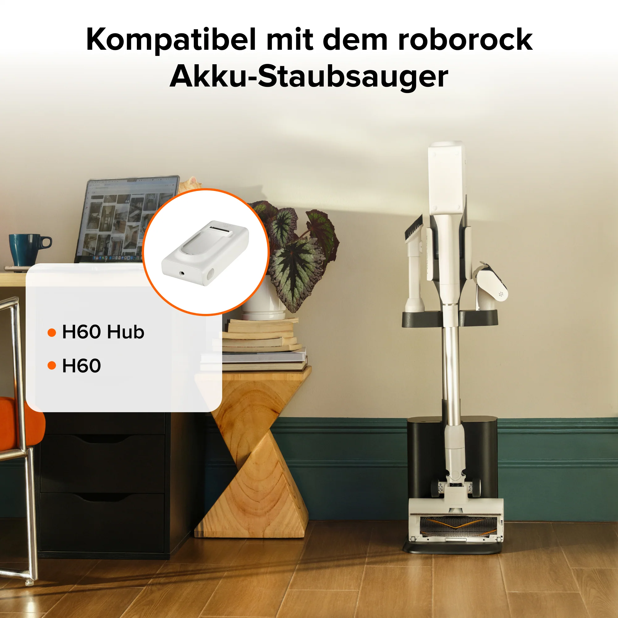 Roborock 6-Zellen 2500mAh Lithium-Ionen-Akku fĂŒr H60 Hub/H60 â Hohe KapazitĂ€t fĂŒr LĂ€ngere Laufzeit, Kompatibel mit kabellosen Handstaubsaugern - Image 2