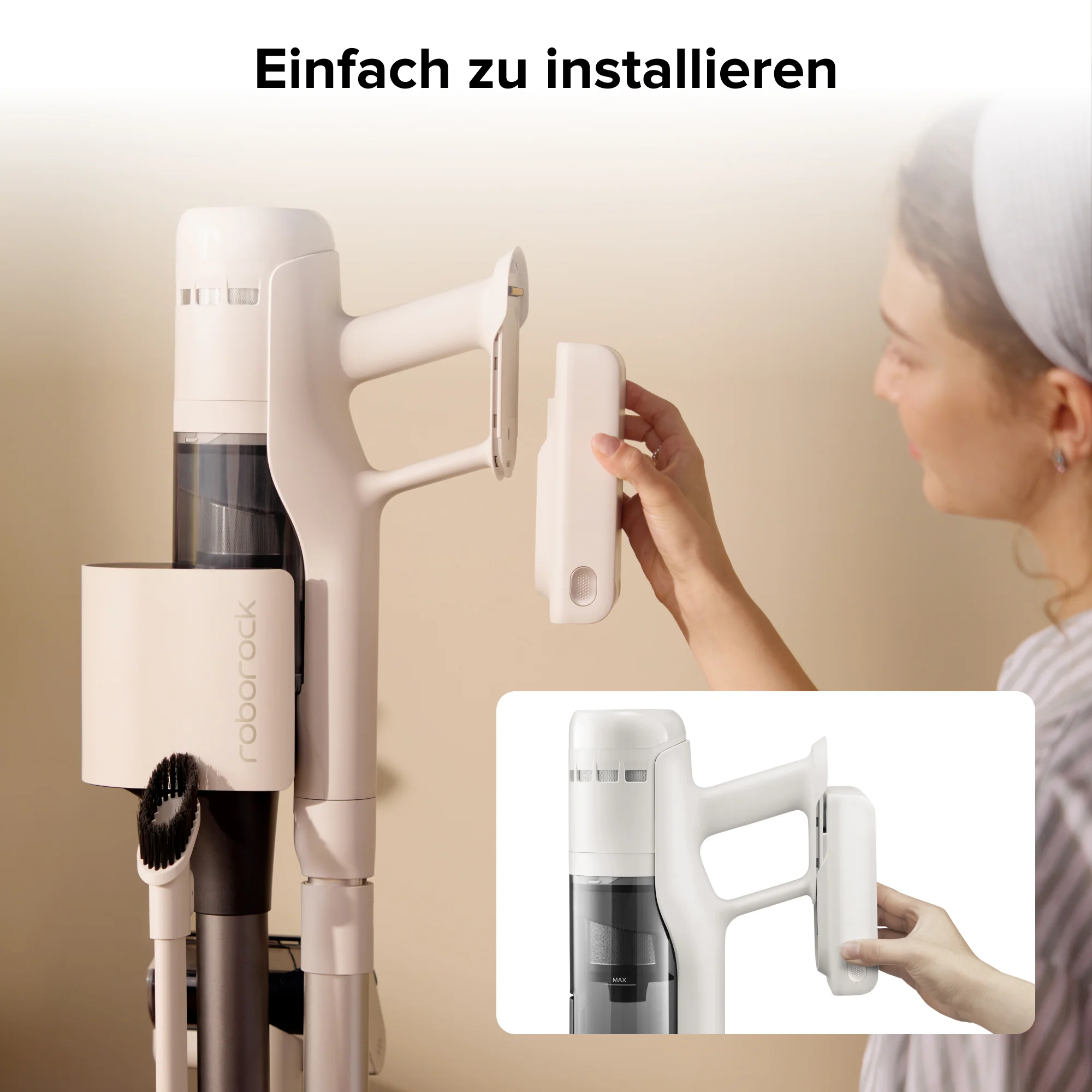 Roborock 6-Zellen 2500mAh Lithium-Ionen-Akku fĂŒr H60 Hub/H60 â Hohe KapazitĂ€t fĂŒr LĂ€ngere Laufzeit, Kompatibel mit kabellosen Handstaubsaugern - Image 3
