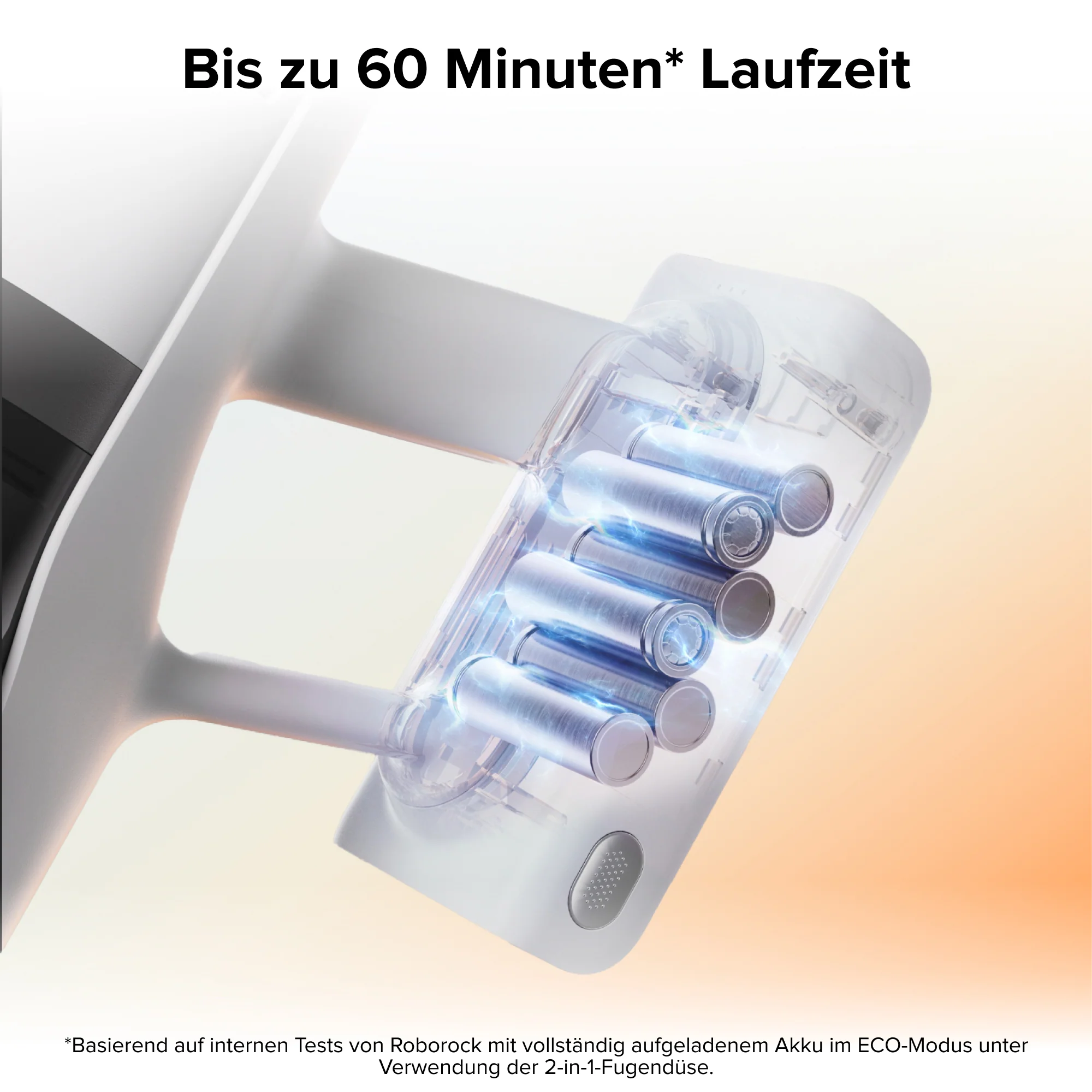 Roborock 6-Zellen 2500mAh Lithium-Ionen-Akku fĂŒr H60 Hub/H60 â Hohe KapazitĂ€t fĂŒr LĂ€ngere Laufzeit, Kompatibel mit kabellosen Handstaubsaugern - Image 4