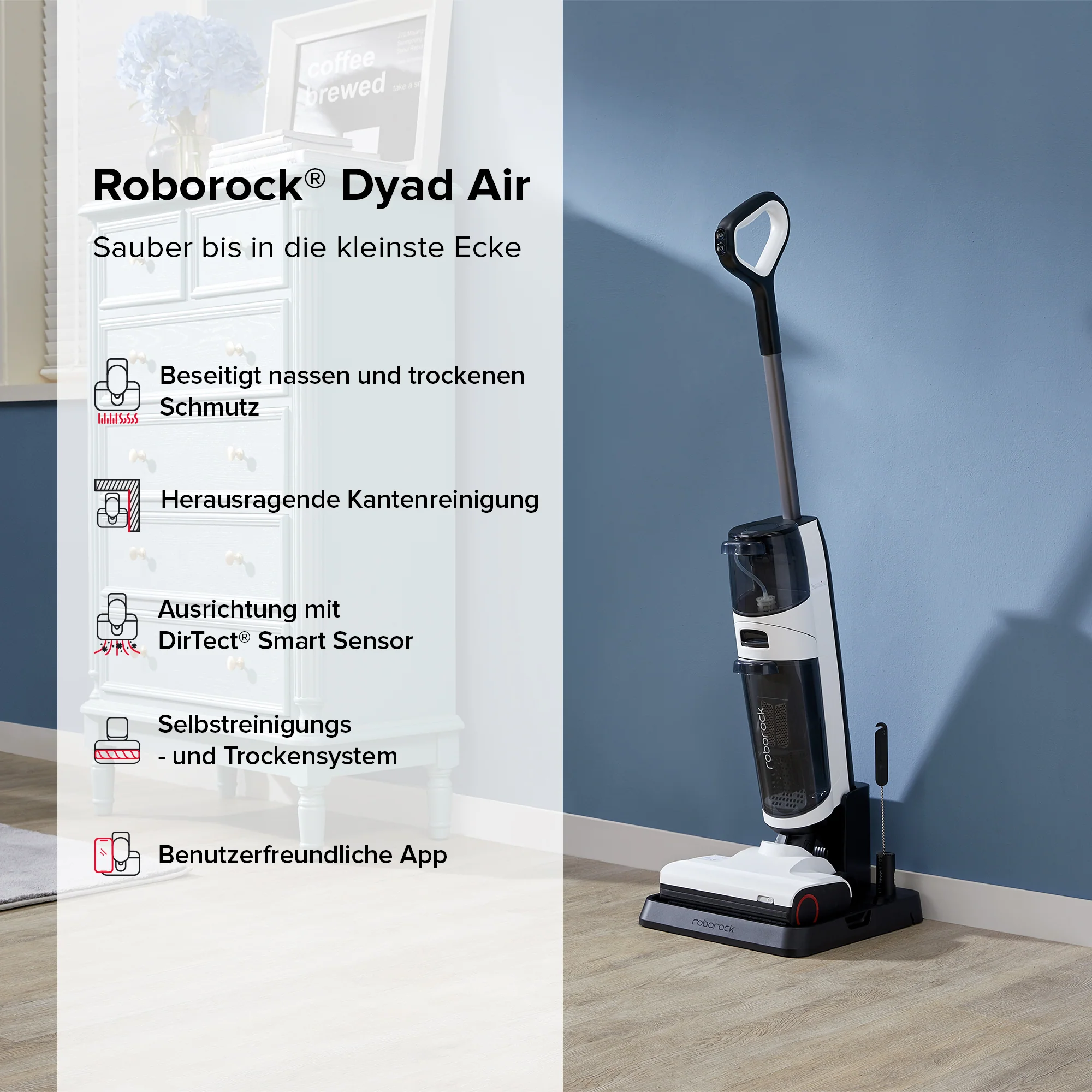 Roborock Dyad Air Nass- und Trockenstaubsauger - Image 2