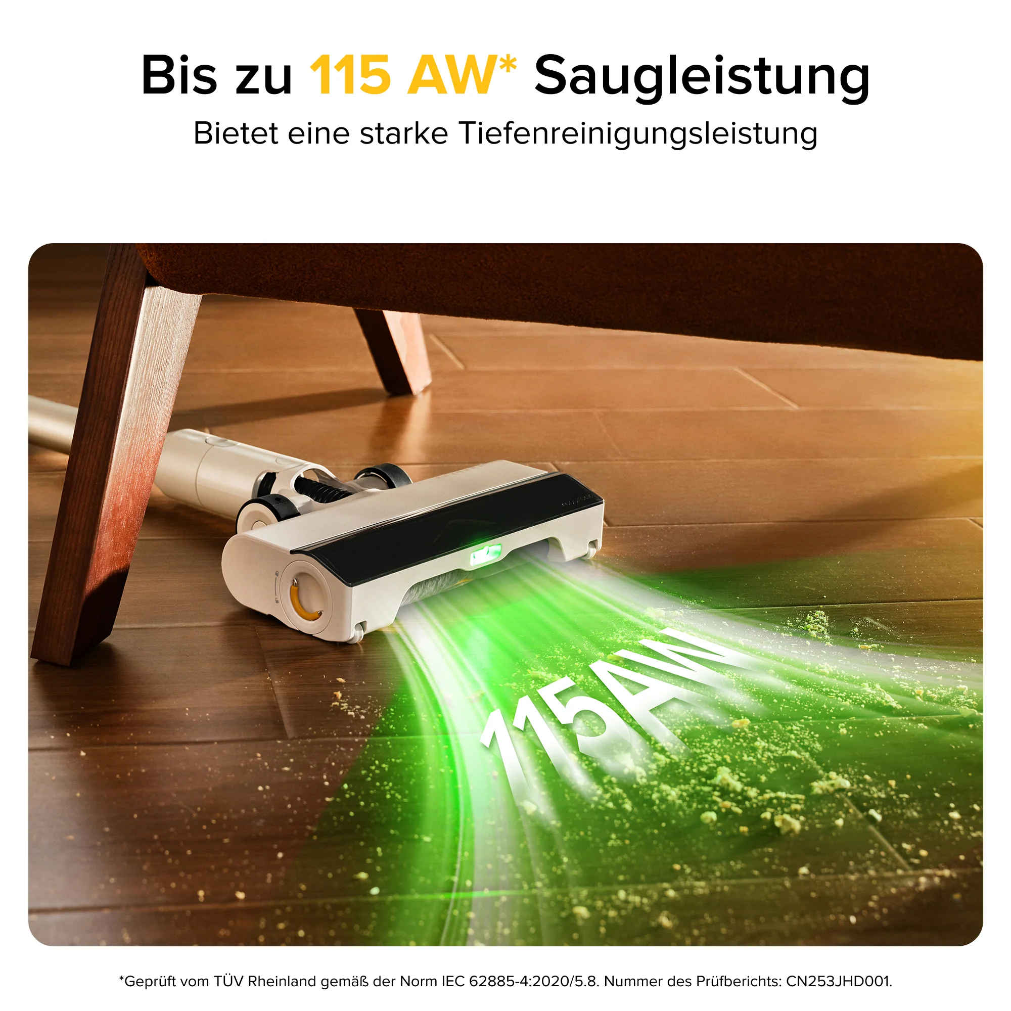 Roborock H60 2-in-1 Akku-Staubsauger mit Power-Detect - Image 3