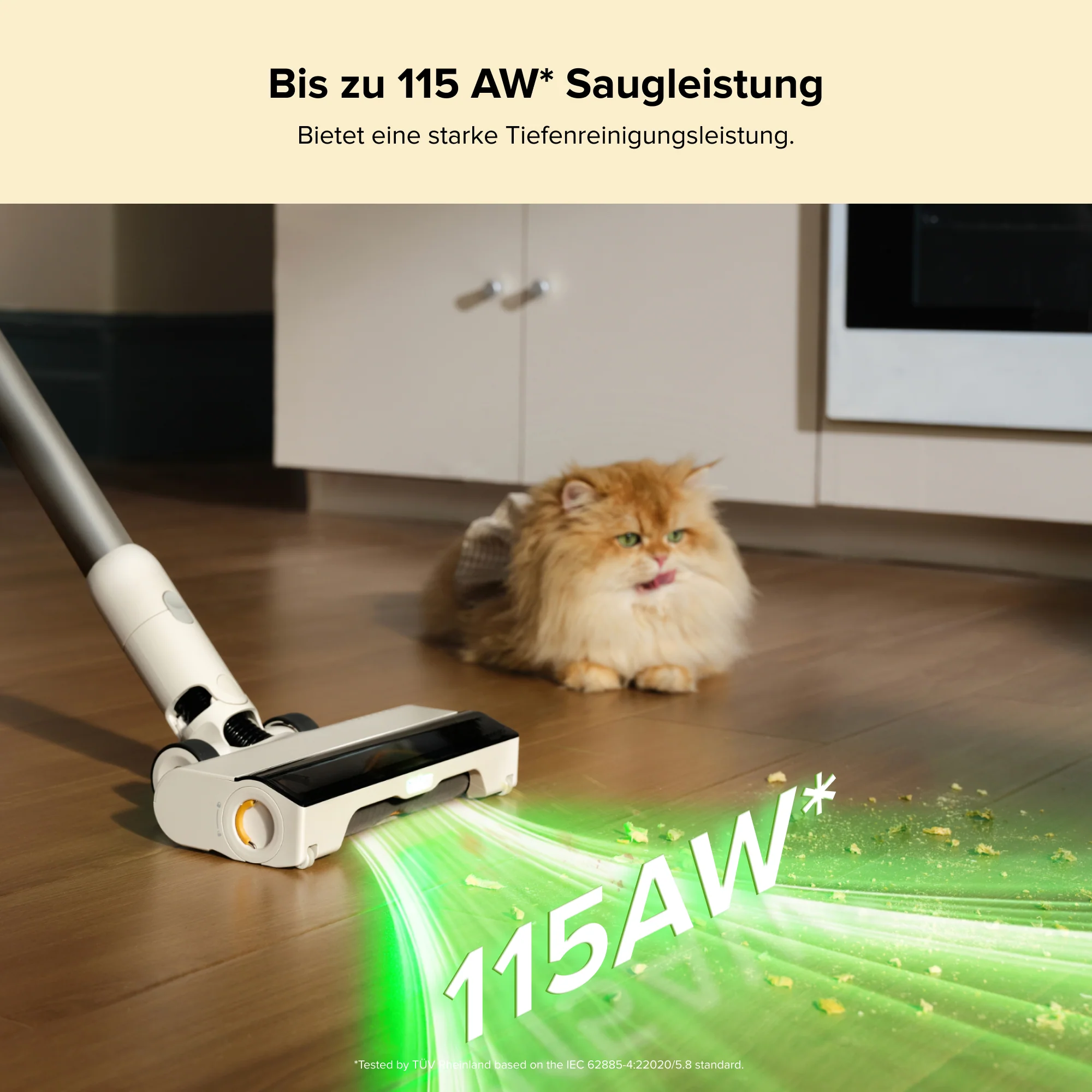 Roborock H60 Hub Akku-Staubsauger mit Absaugstation - Image 3