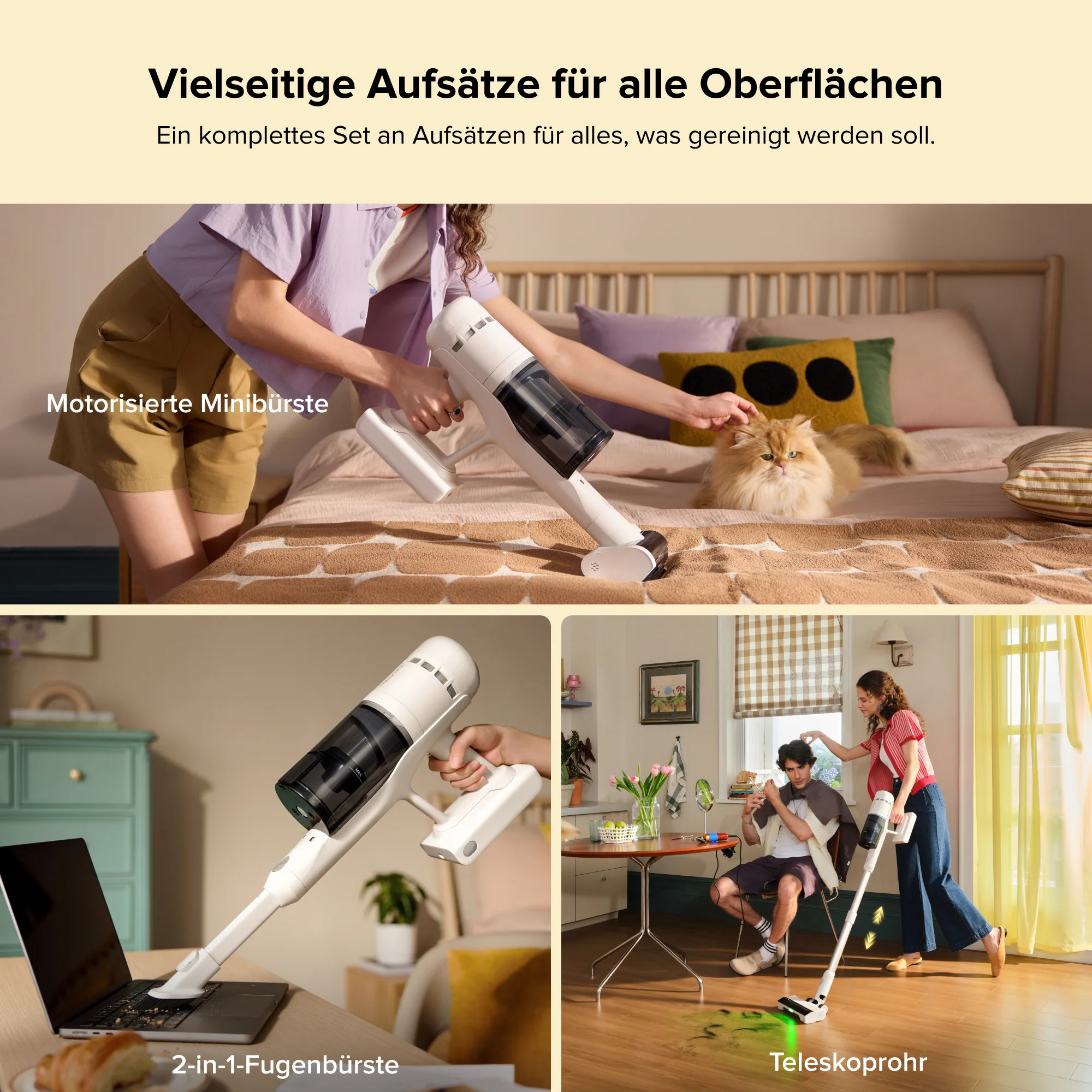 Roborock H60 Hub Akku-Staubsauger mit Absaugstation - Image 9