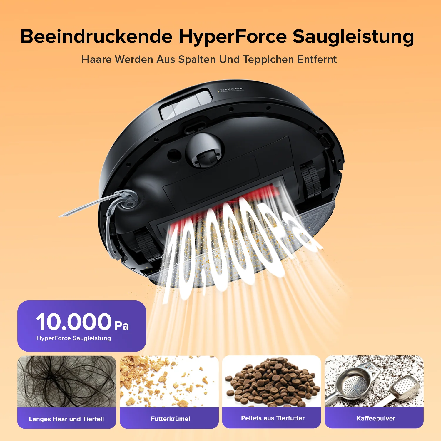 Roborock Q10 S5 Set Saug- und Wischroboter mit zusätzlichem Wischtuch*2 Stk. - Image 2