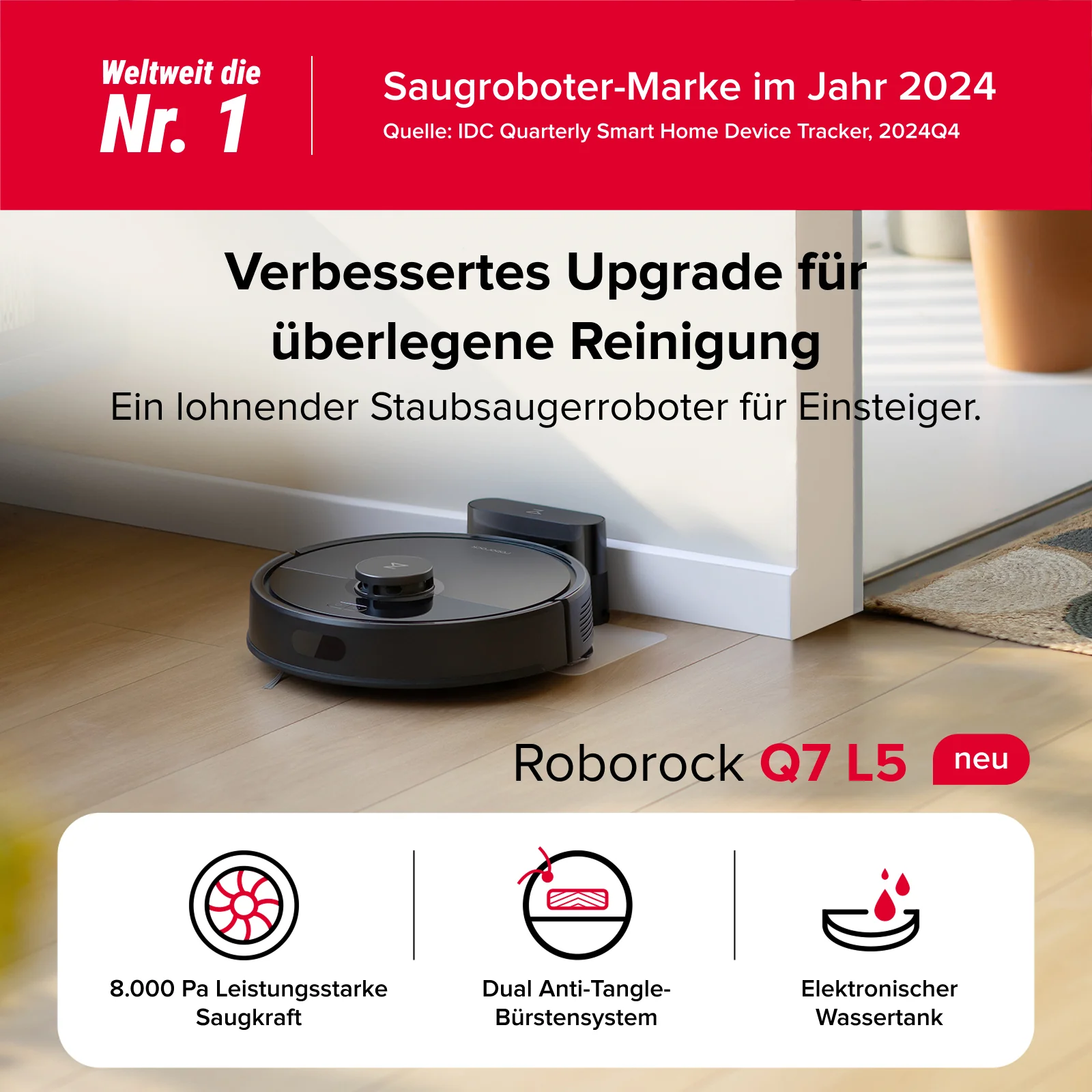 Roborock Q7 L5 Saug- und Wischroboter (Upgrade vom Q5 Pro) - Image 11