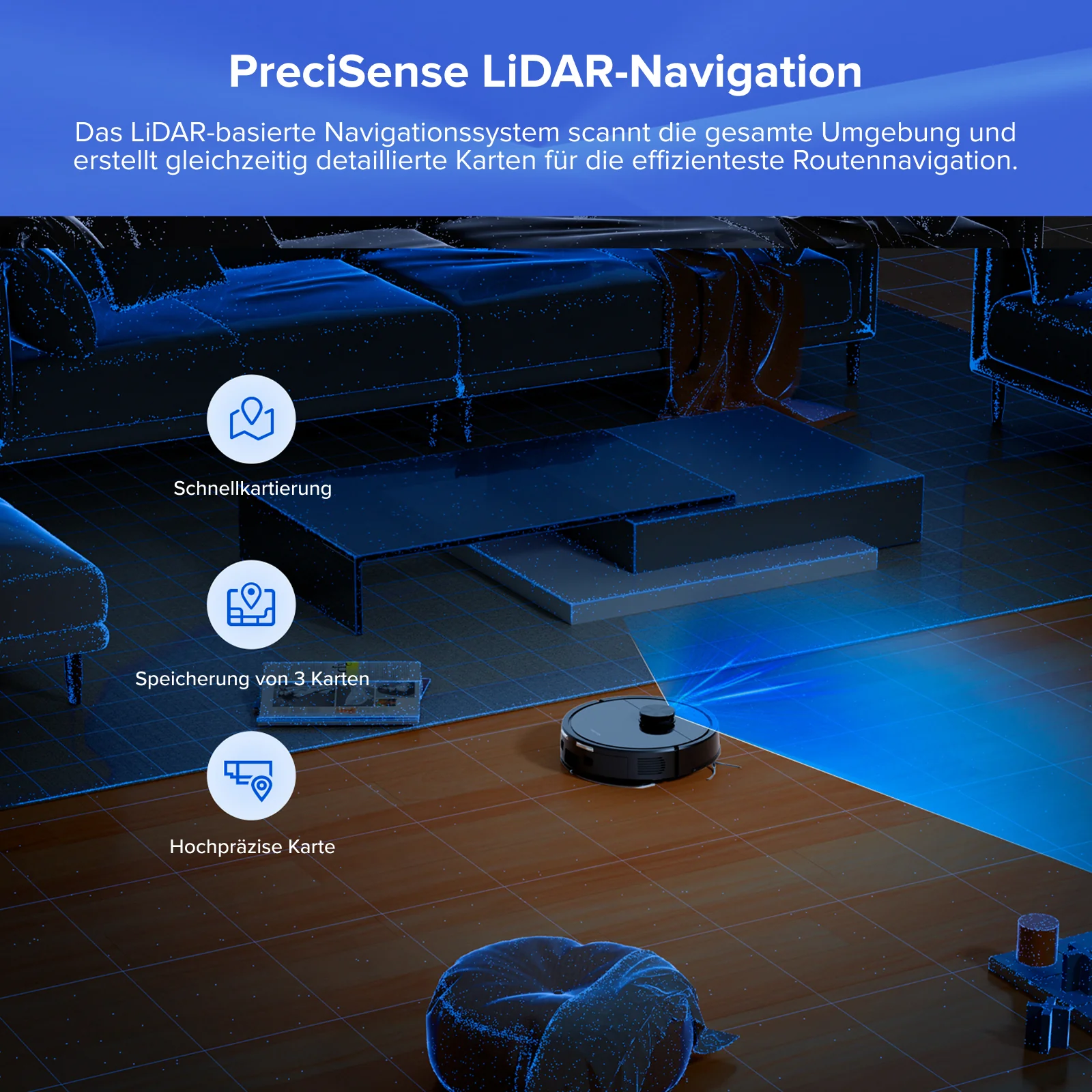 Roborock Q7 L5+ Saug- und Wischroboter mit Auto-Entleerungsstation - Image 13