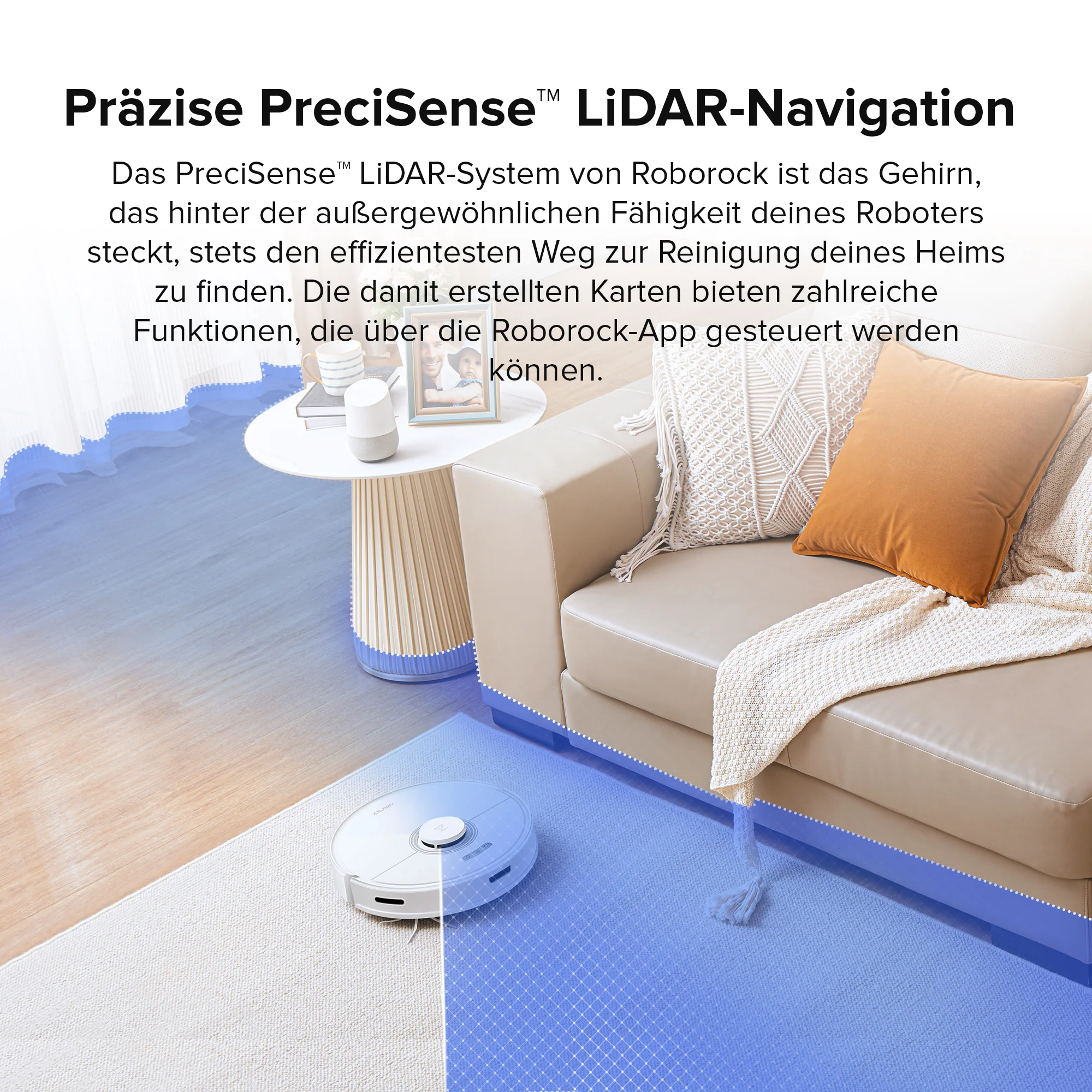 Roborock Q7 Max+ Saug- und Wischroboter mit Auto-Entleerungsstation - Image 7