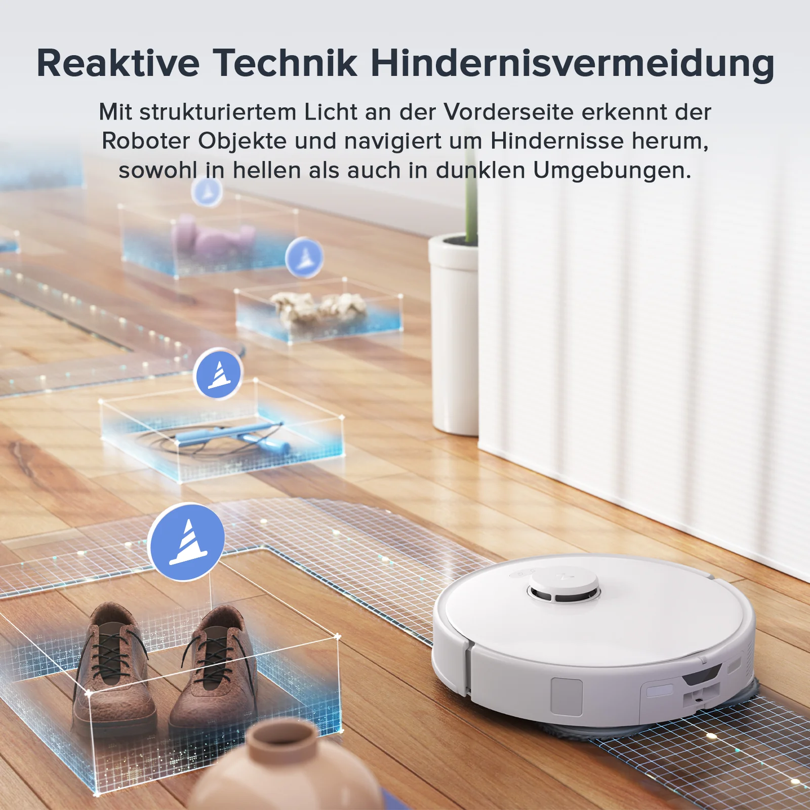 ăGeneralĂŒberholt â 90 % wie neuăRoborock Qrevo Curv S5X Saugroboter mit DuoDivideÂź HauptbĂŒrste und Multifunktions-Dockingstation 3.0 - Image 9