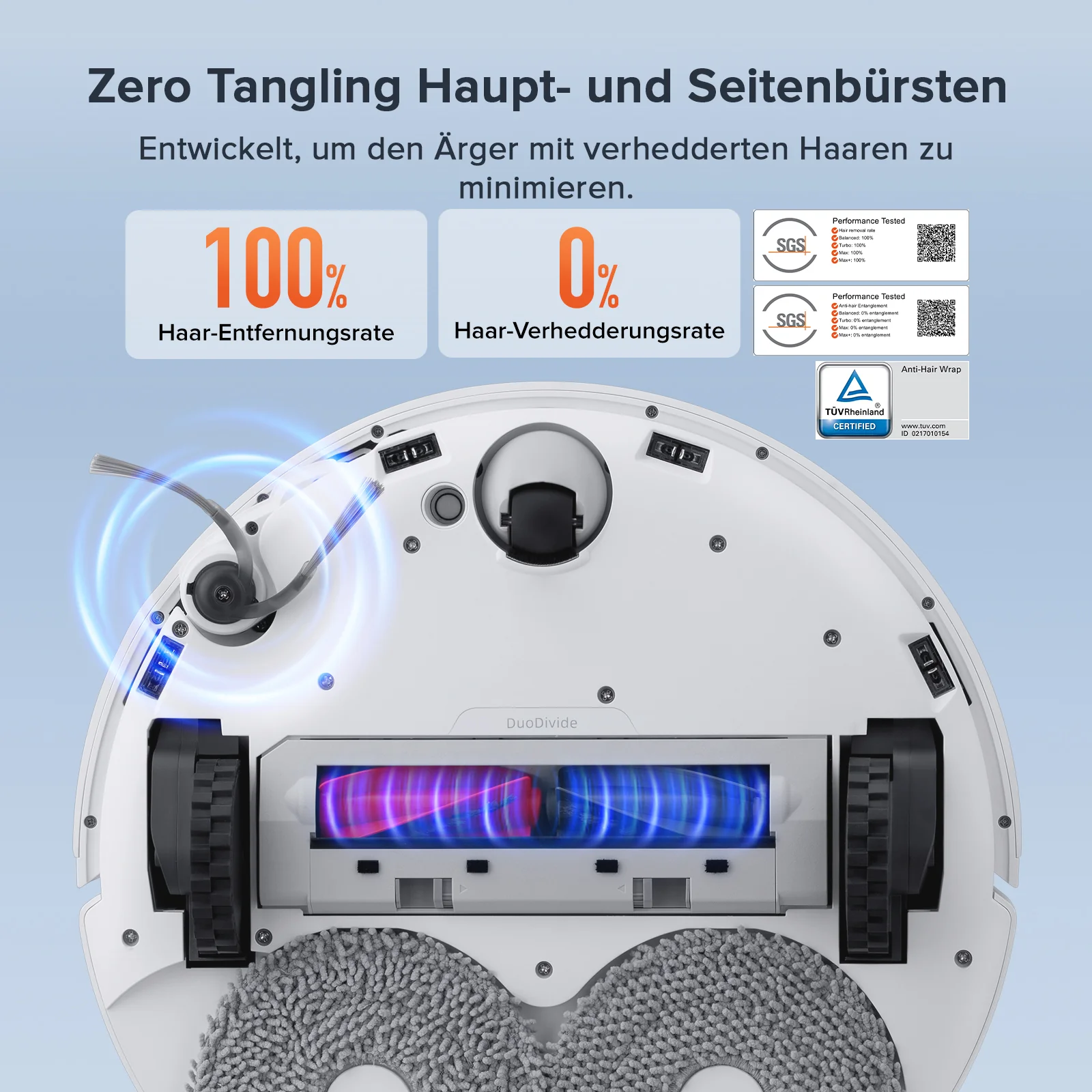 Roborock Qrevo Curv S5X Set Saugroboter mit Multifunktions-Dockingstation 3.0 (mit zusätzlicher Hauptbürste*1St. & Staubbeutel*3St.) - Image 3