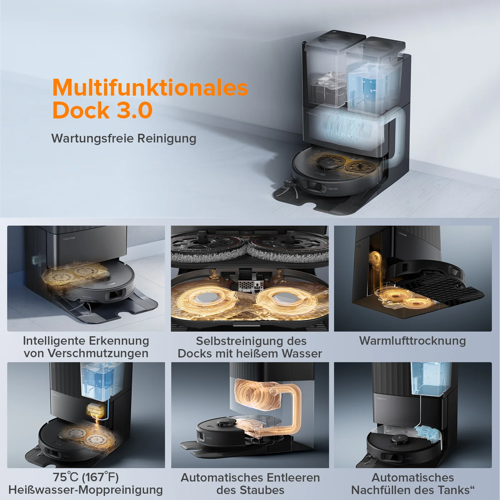 Roborock Qrevo Edge S5A Saugroboter (verbessert von Qrevo Pro) mit Multifunktions-Dockingstation 3.0 - Image 6