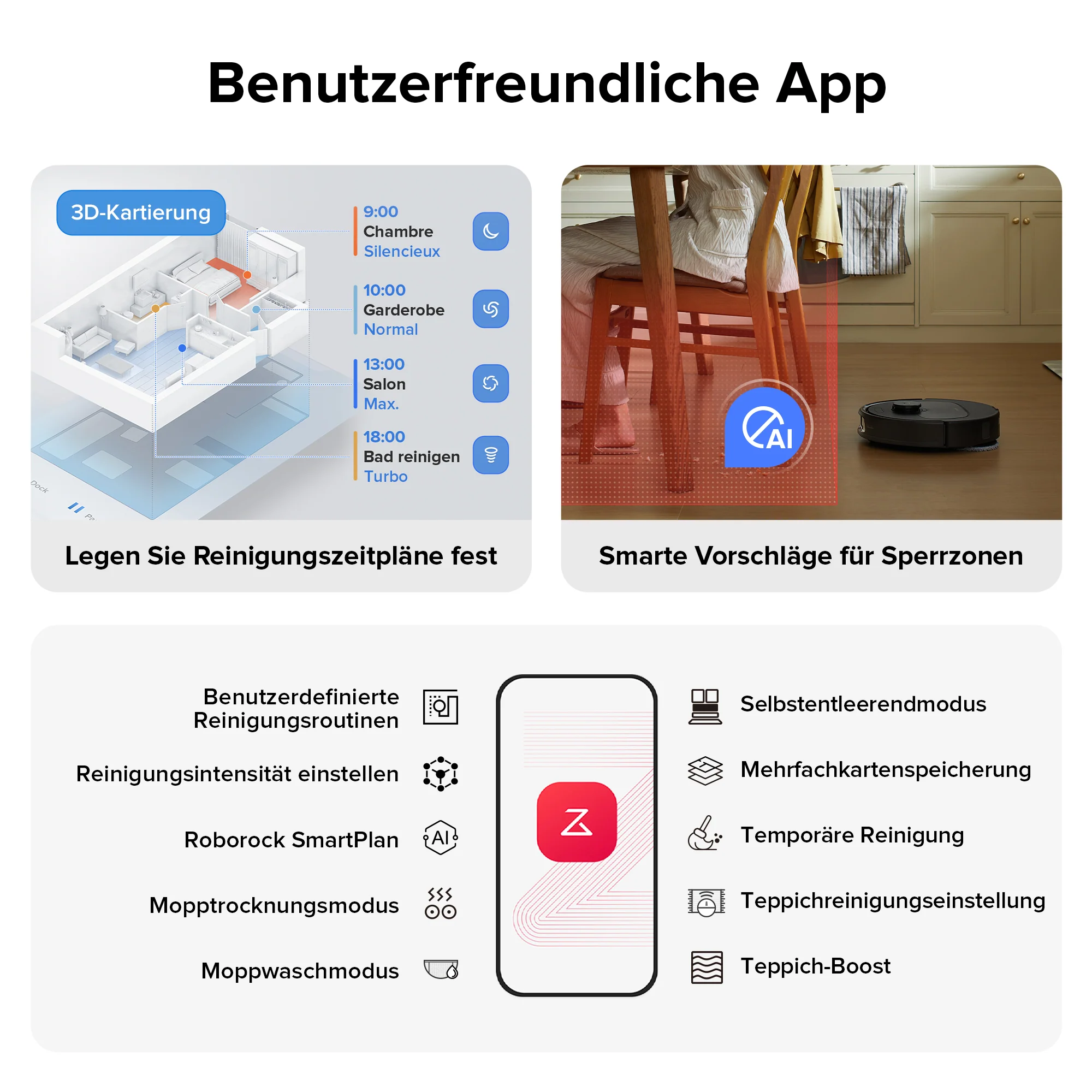 ăGeneralĂŒberholt â 90 % wie neuăRoborock Qrevo S Saugroboter mit Multifunktions-Dockingstation - Image 18