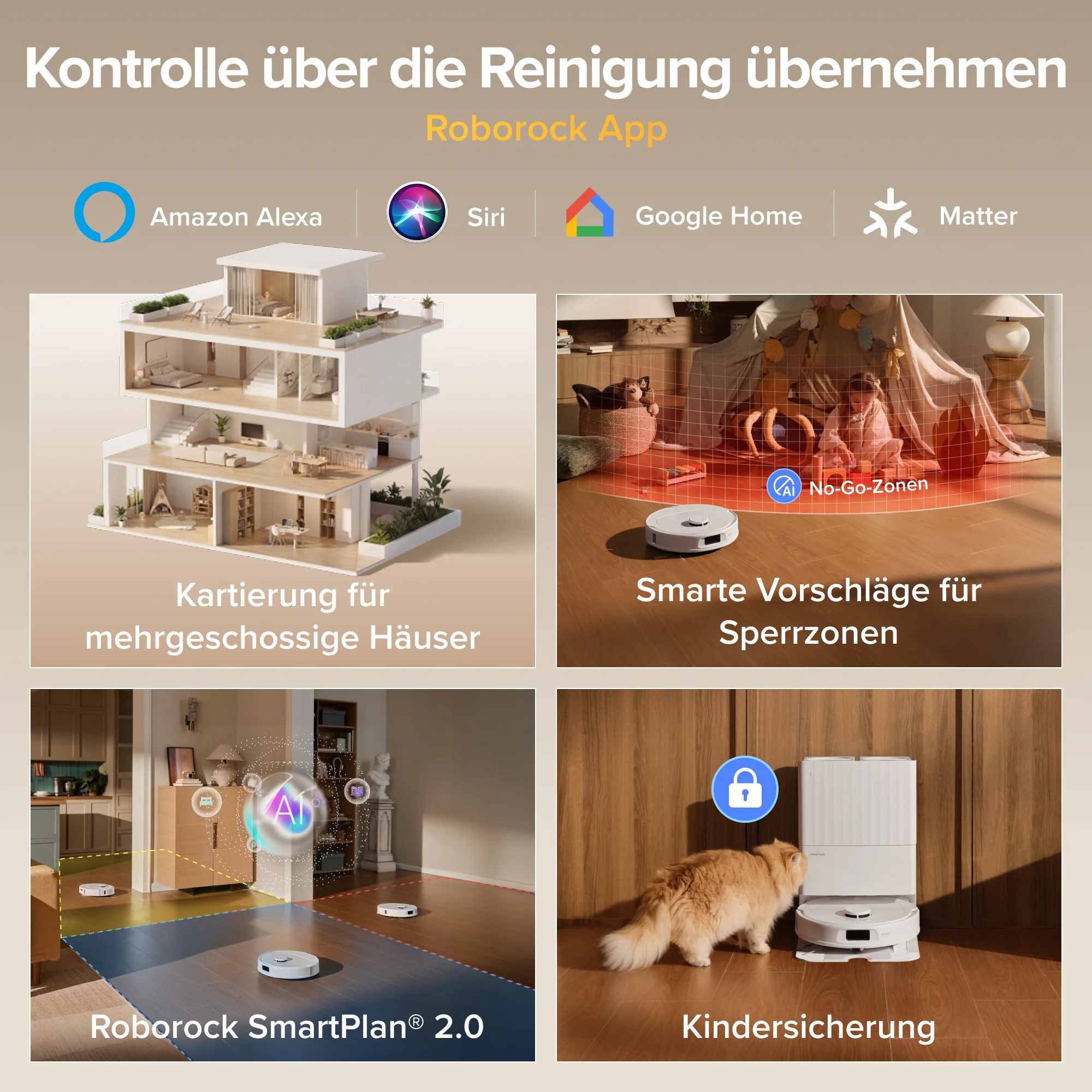 Roborock Qrevo S Pro Saug- und Wischroboter – Saugkraft von 18.500 Pa und Multifunktions-Dockingstation - Image 26