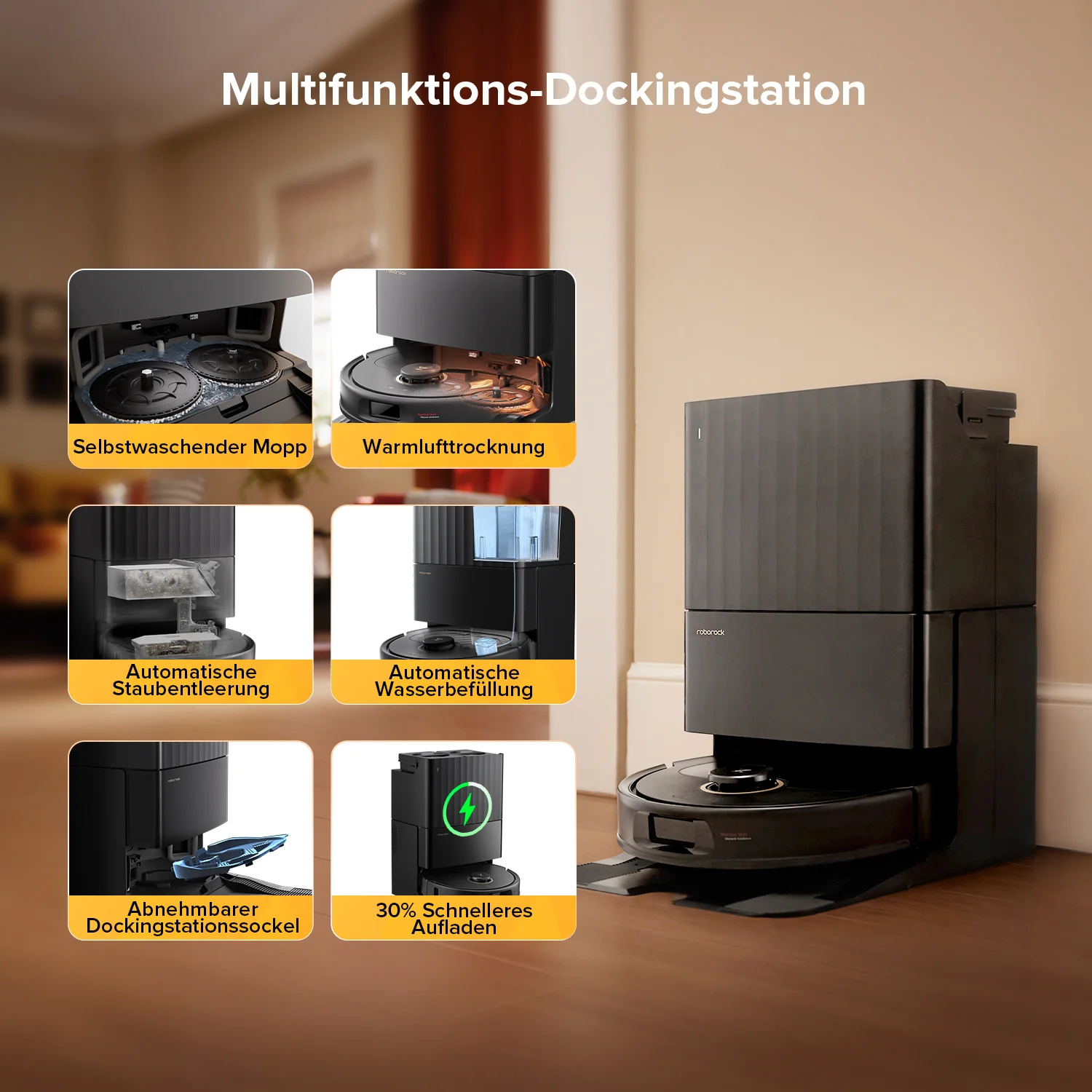 Roborock Qrevo S5V Saugroboter mit Multifunktions-Dockingstation - Image 12