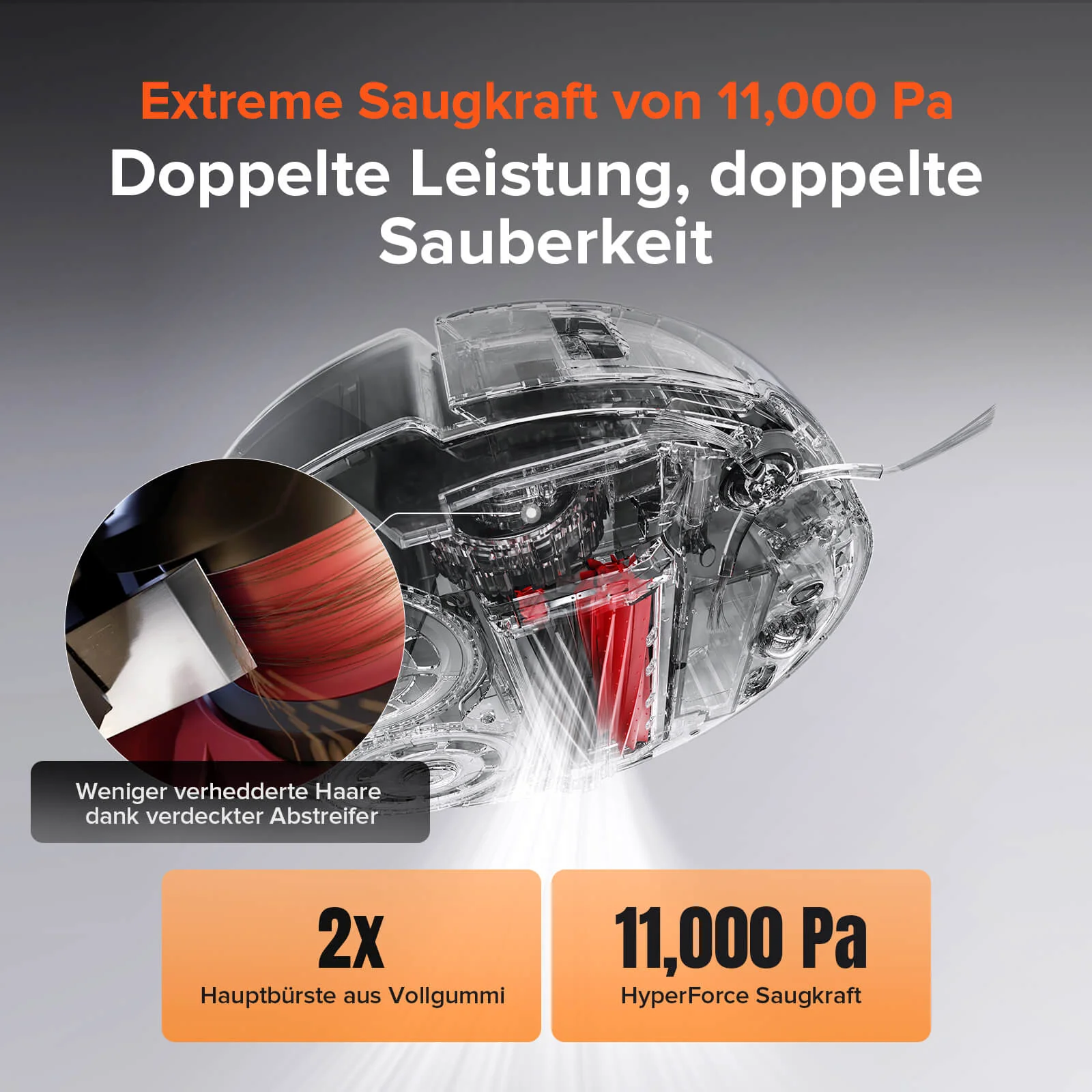 ăGeneralĂŒberholt â 90 % wie neuăRoborock Qrevo Slim Saugroboter mit Multifunktions-Dockingstation 3.0 - Image 5