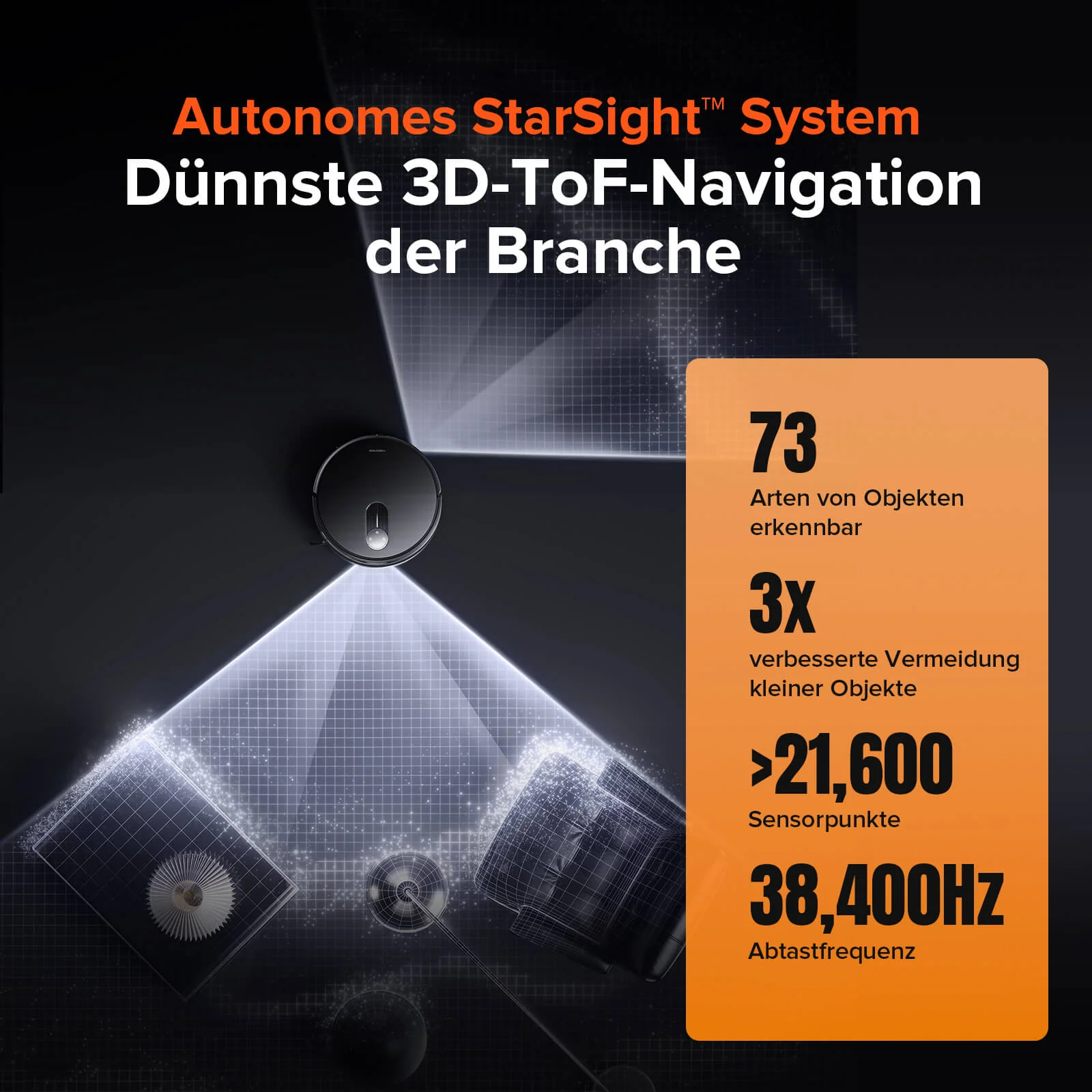 ăGeneralĂŒberholt â 90 % wie neuăRoborock Qrevo Slim Saugroboter mit Multifunktions-Dockingstation 3.0 - Image 7