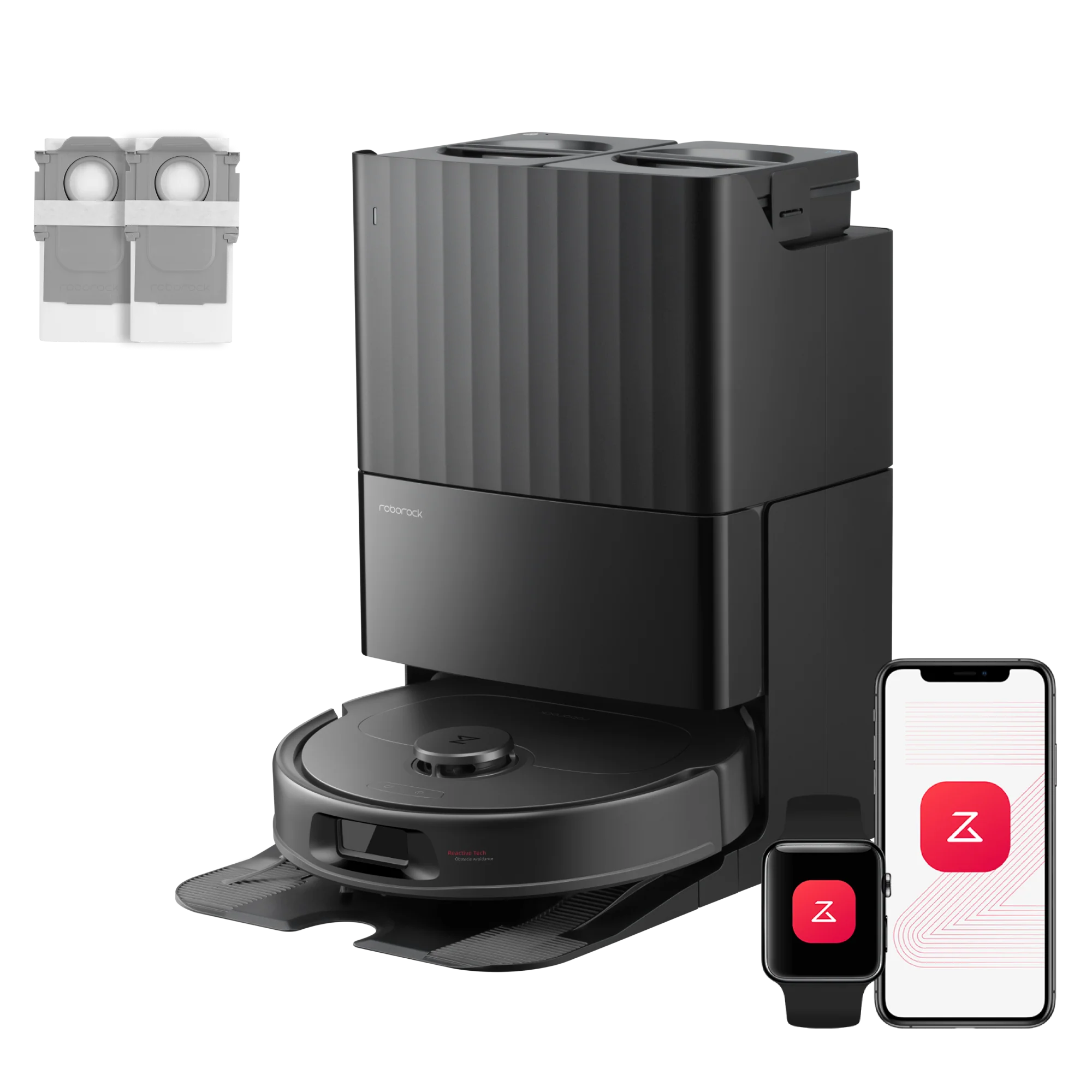 Roborock QV 35A Saugroboter Set (verbessert von Qrevo S) mit Multifunktionsdock (mit Staubsaugerbeutel*2 Stück) - Image 12