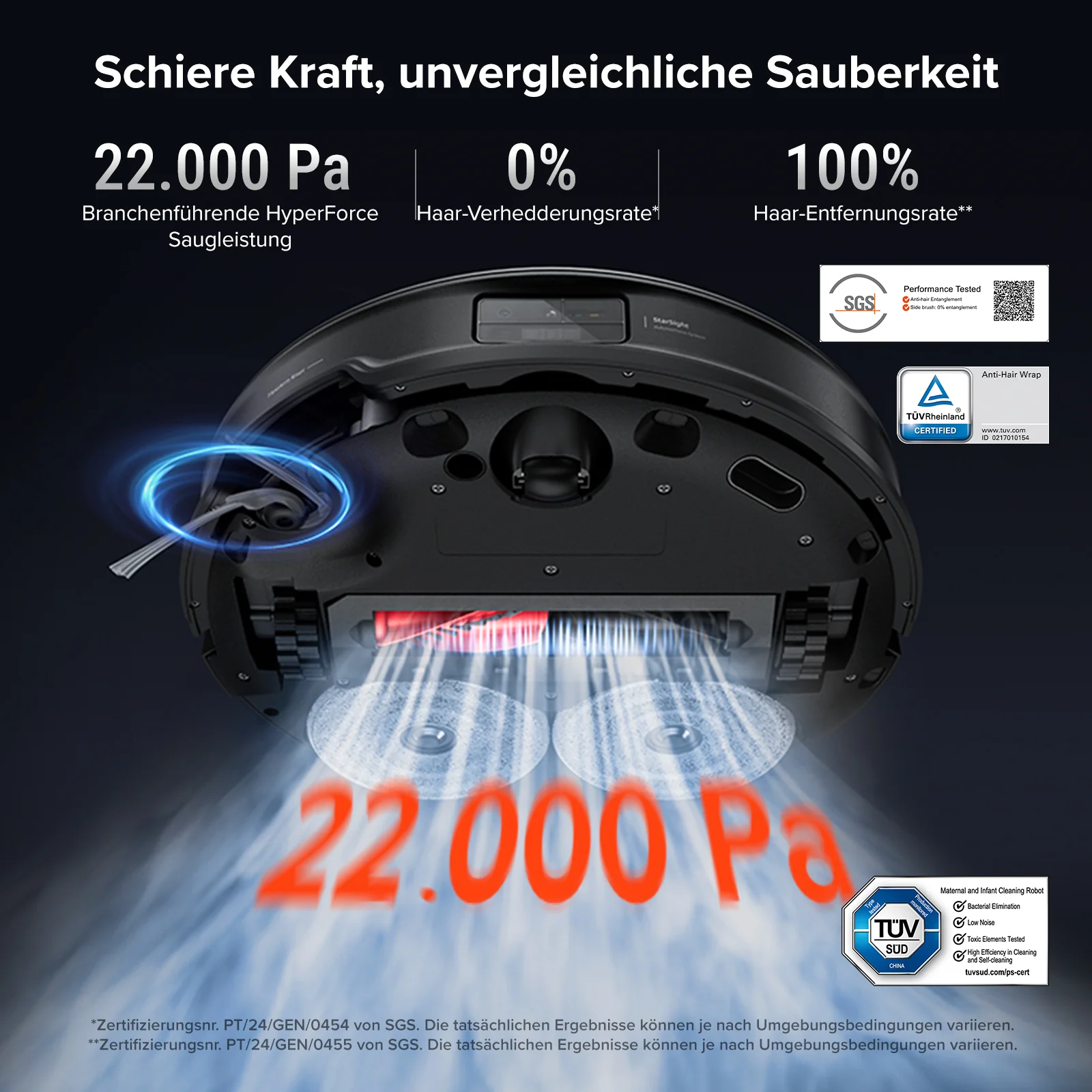 Roborock Saros 10R Saugroboter mit Wischfunktion & abnehmbarem Wischmopp - Image 16