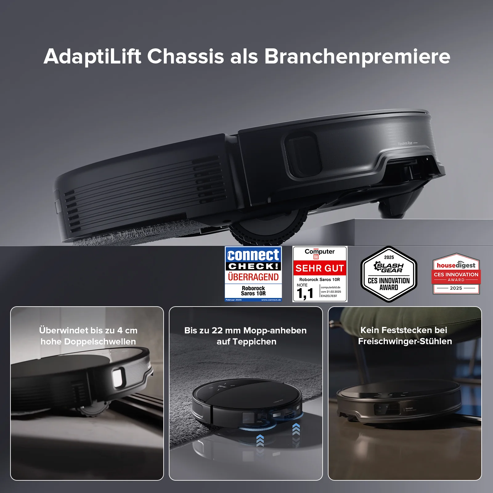 Roborock Saros 10R Saugroboter mit StarSight® System 2.0 - Image 3