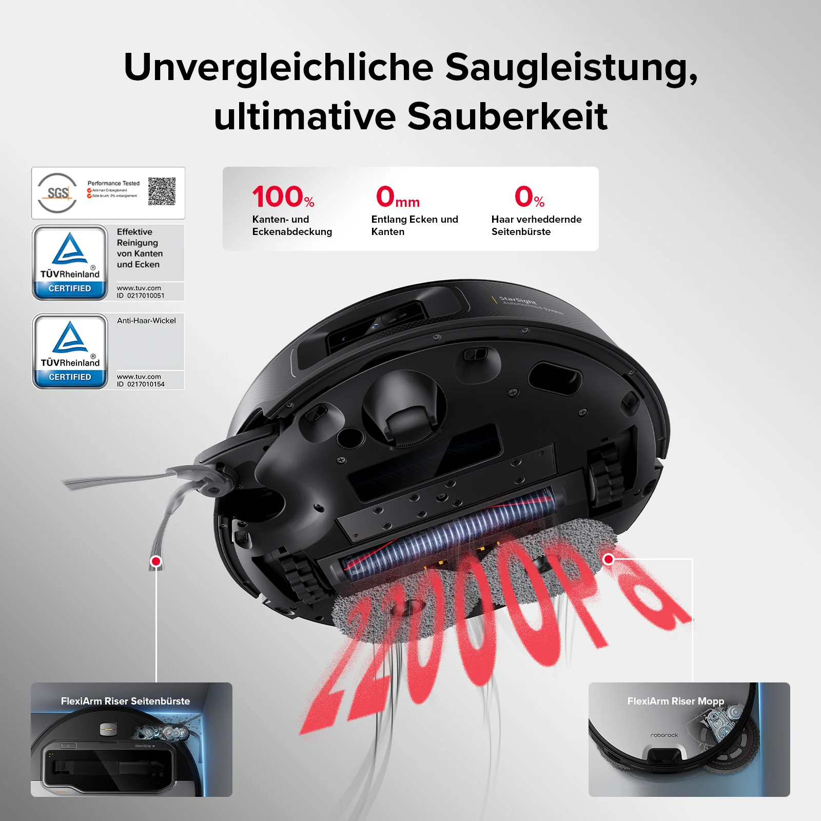 Roborock Saros Z70 Staubsaugerroboter mit mechanischem OmniGrip™ Arm - Image 9